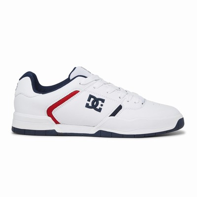 DC Central Men's White/Blue Sneakers Australia JFQ-593